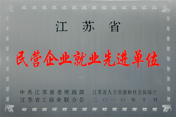 CA88集团再次被评为江苏省“民营企业就业先进单位”与“民营企业纳税大户”